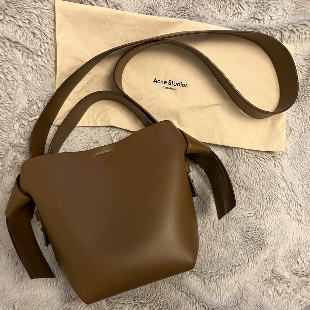 Acne Studios Tan Leather Shoulder Bag